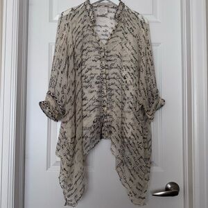 Johnny Was. Jade. Sincerely Yours Blouse